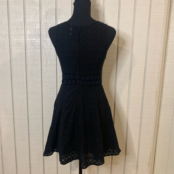 Free People Easy Breezy Black Mini Dress, size 2. - Picture 3 of 5